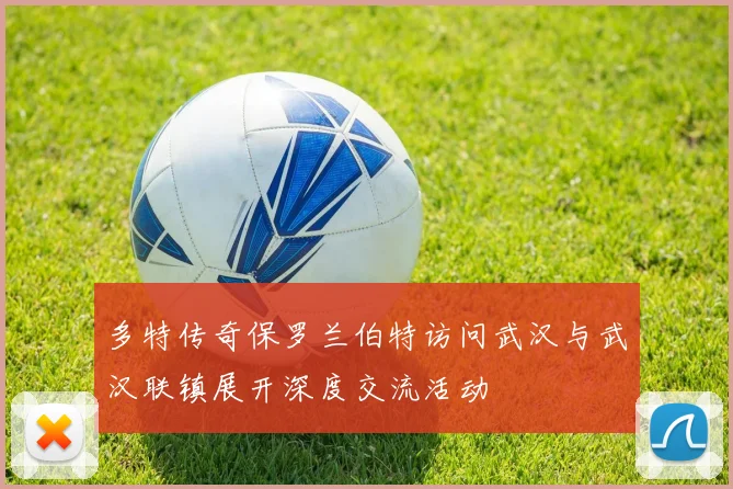 多特传奇保罗兰伯特访问武汉与武汉联镇展开深度交流活动
